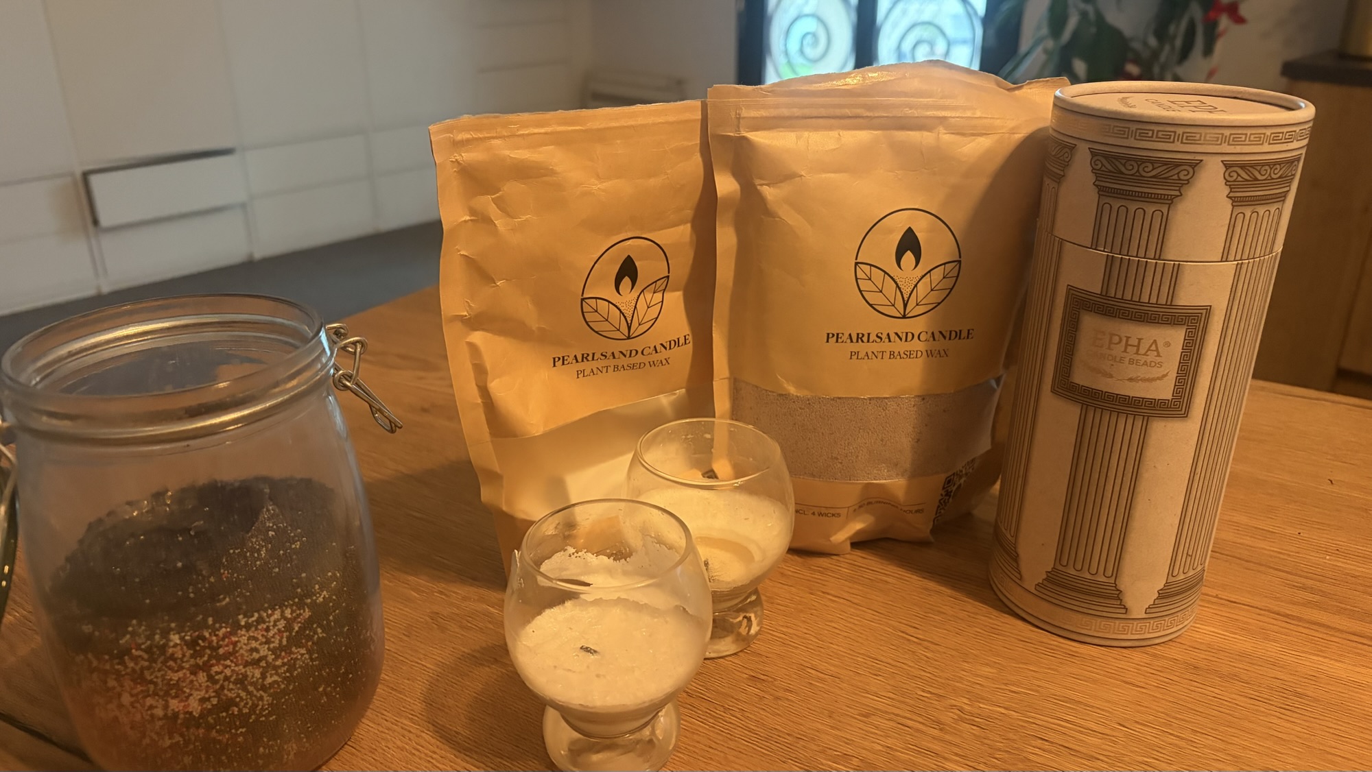 Les bougies en poudre