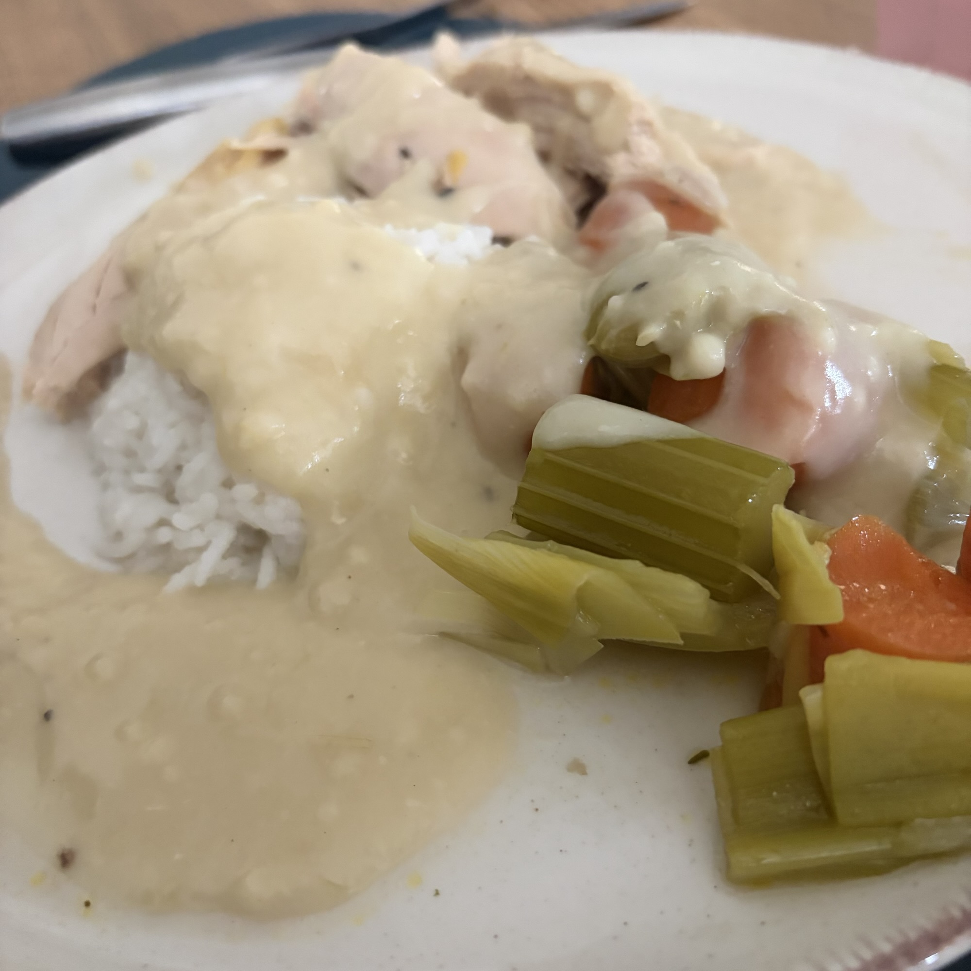 Une poularde façon poule au pot