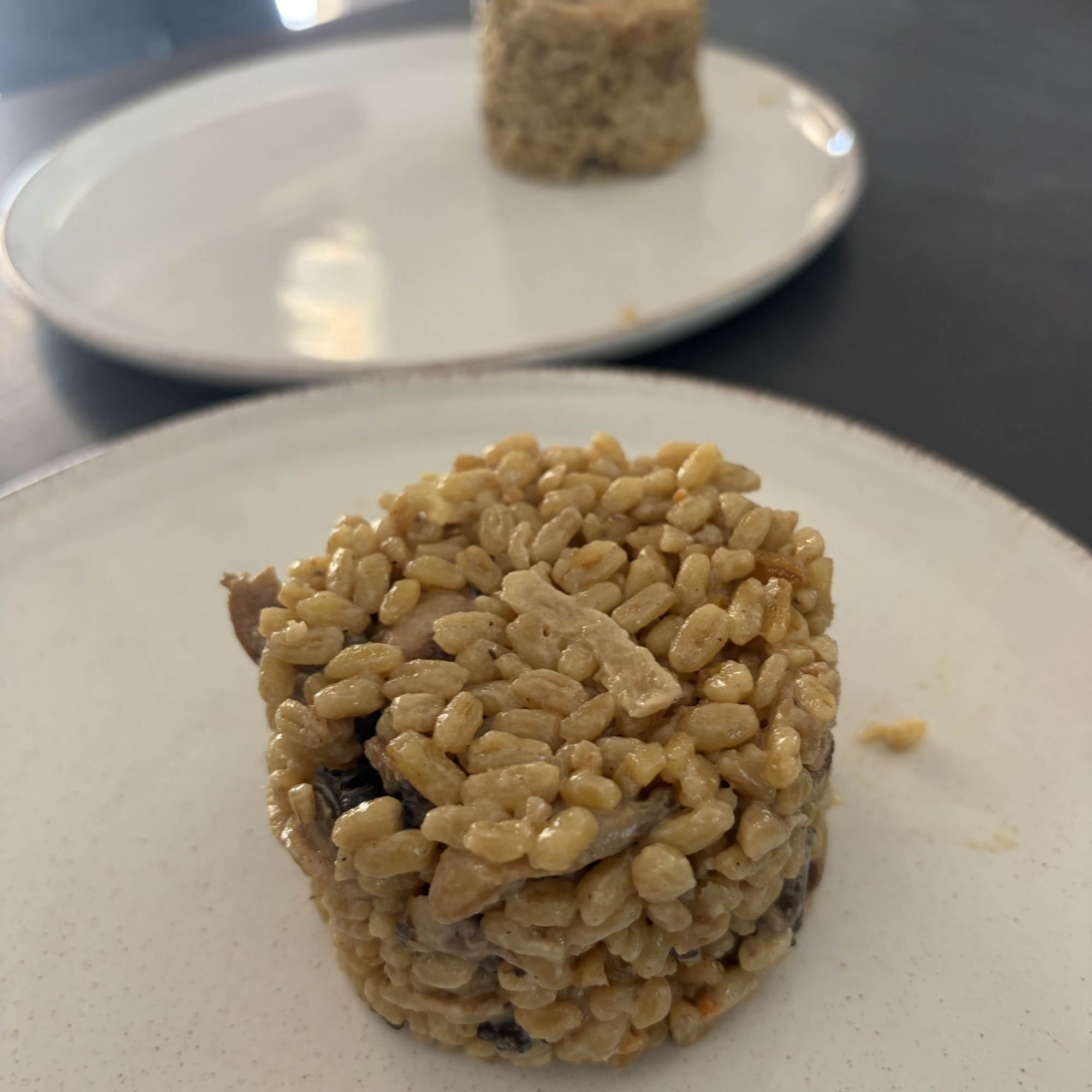 Risotto de blé aux champignons