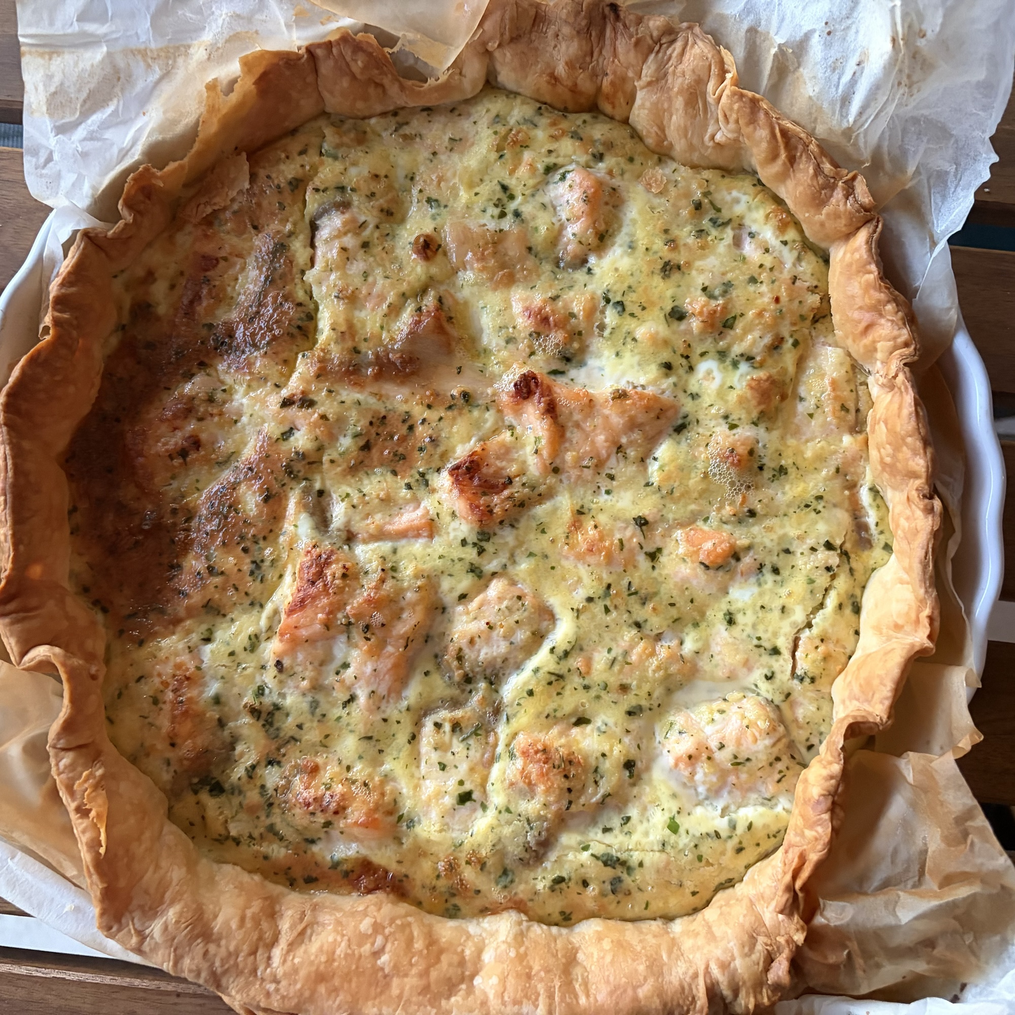 Tarte au saumon