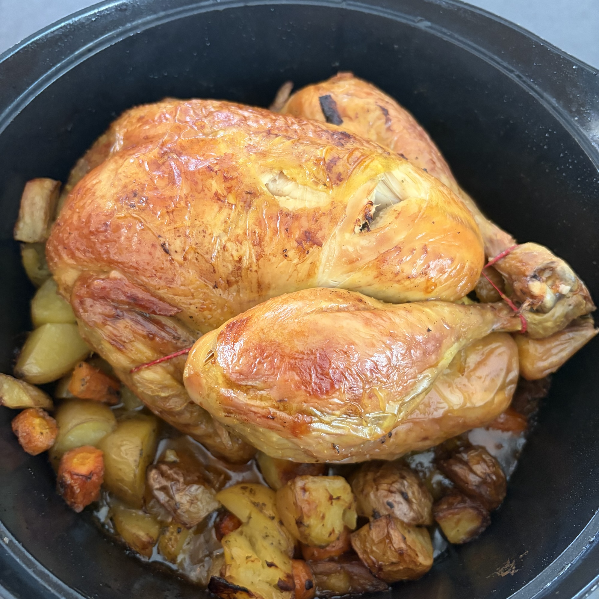 Le traditionnel poulet rôti