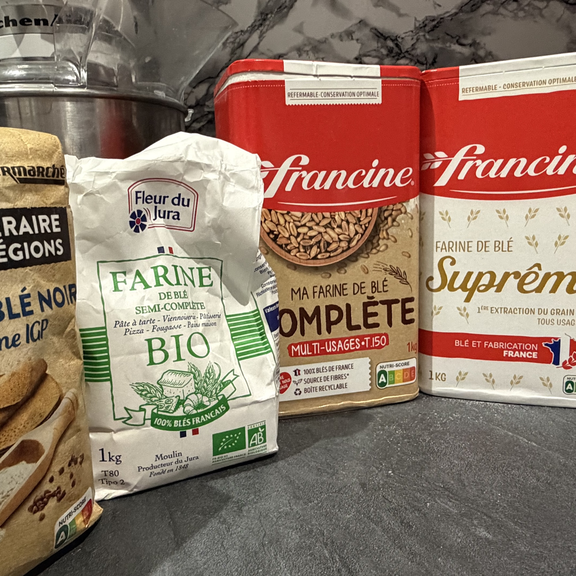Les différents types de farines