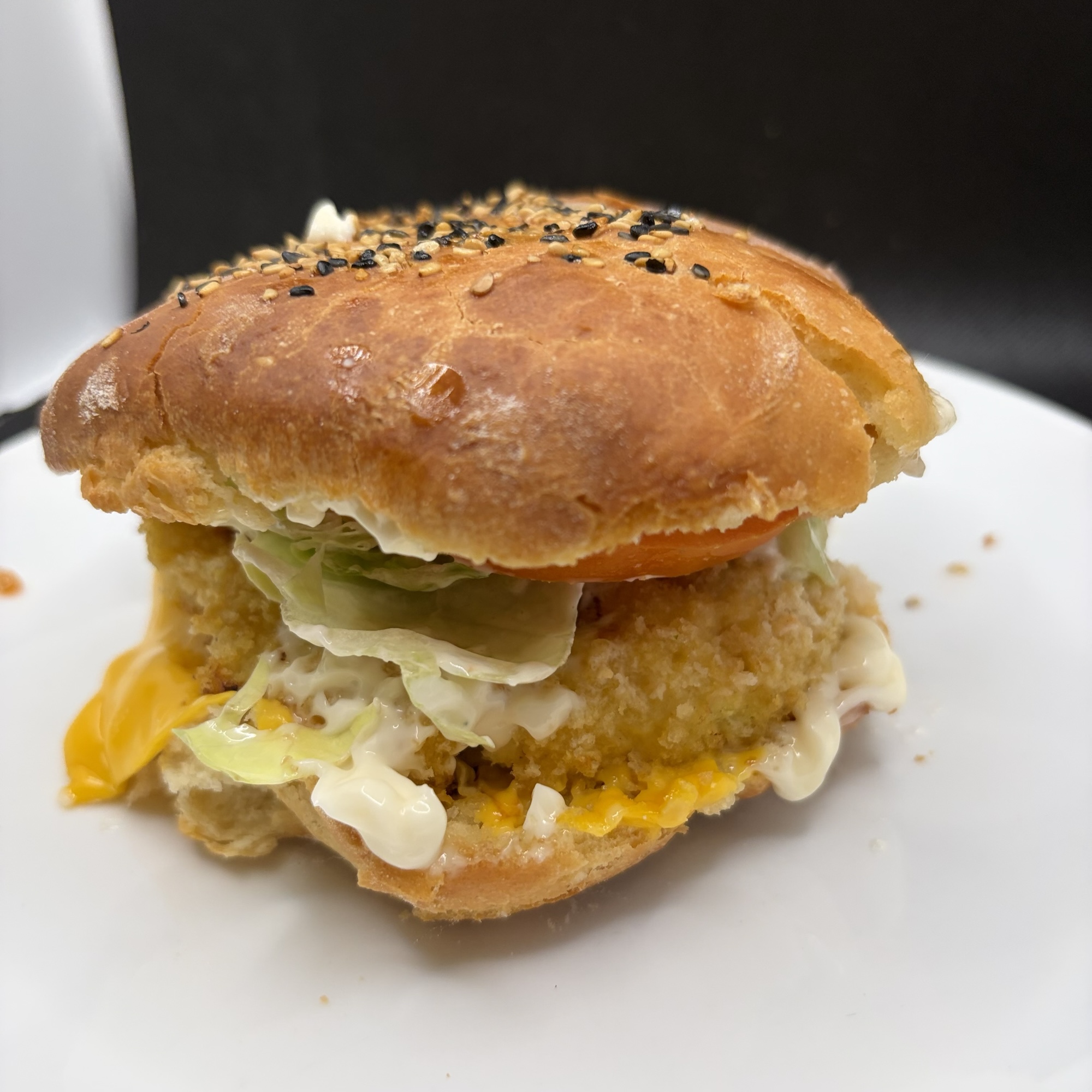 Burgers de poulet  (façon nuggets)