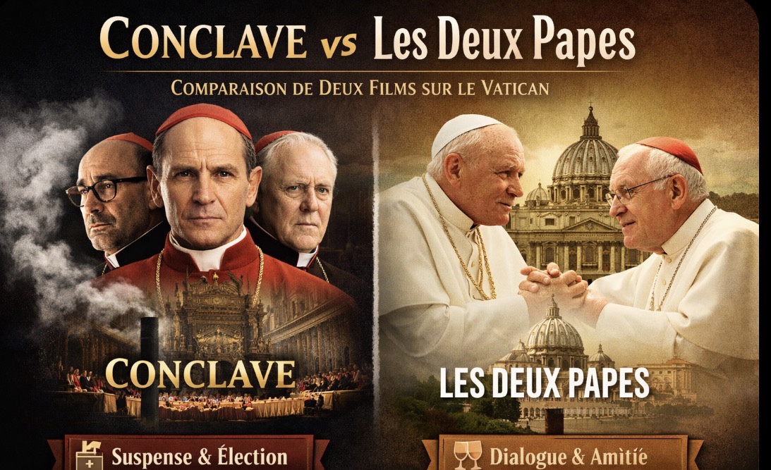 Conclave et Les Deux Papes : deux façons de regarder le Vatican