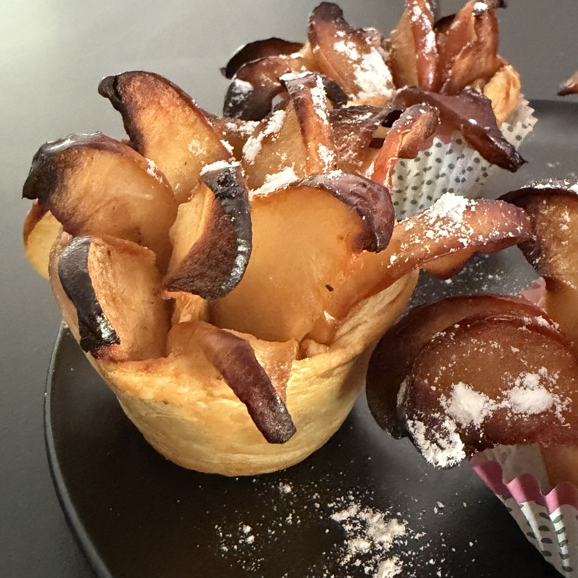 🌹 Roses de pommes caramélisées