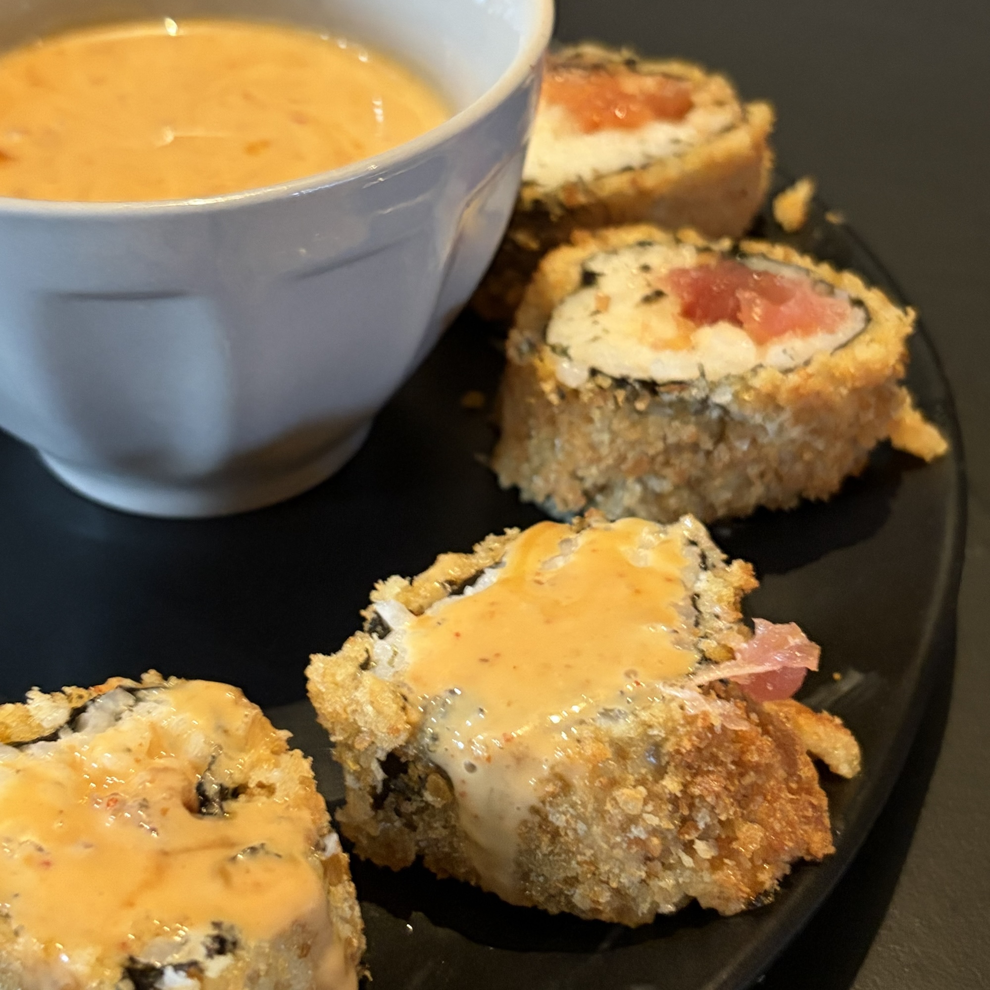 🍣🔥Makis frits au thon et au saumon